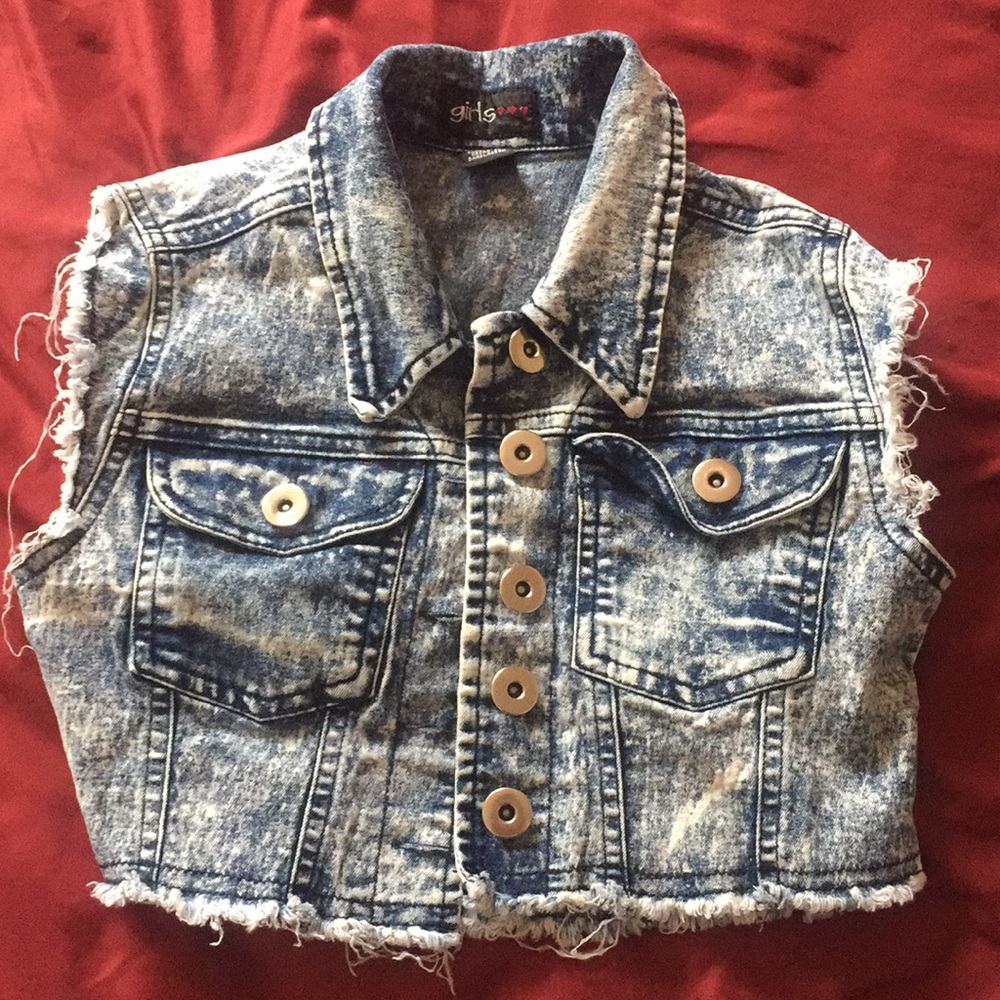 Small denim cropped jacket